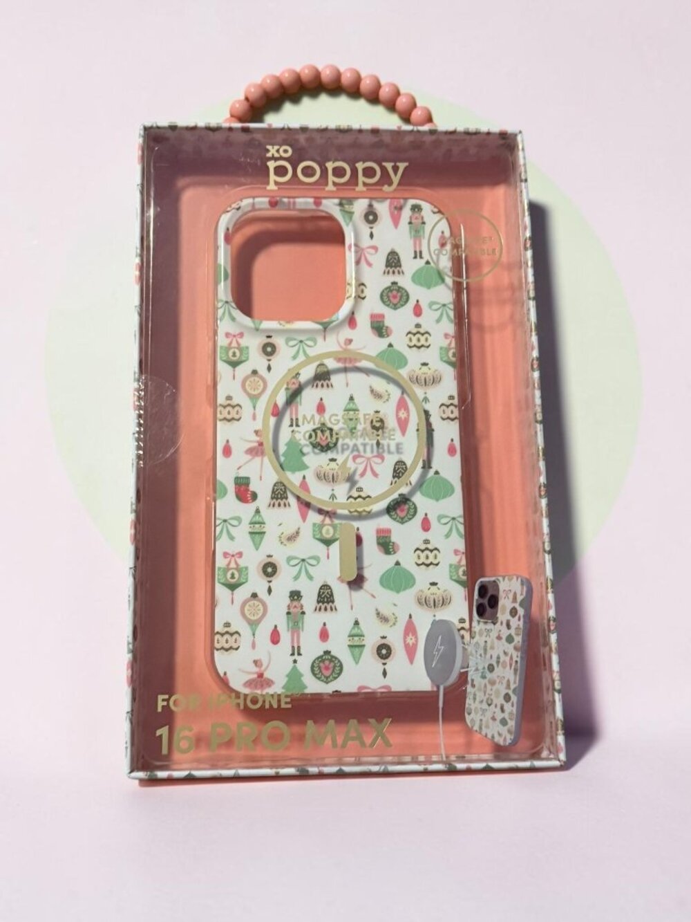 XO POPPY iPhone 16 Pro Max The Nutcracker Ballet Holiday Print Phone Case NEW NI